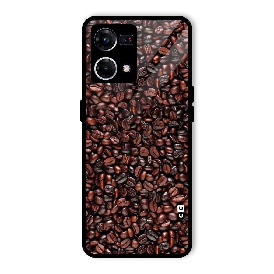 Cocoa Beans Glass Back Case for Oppo F21 Pro 4G