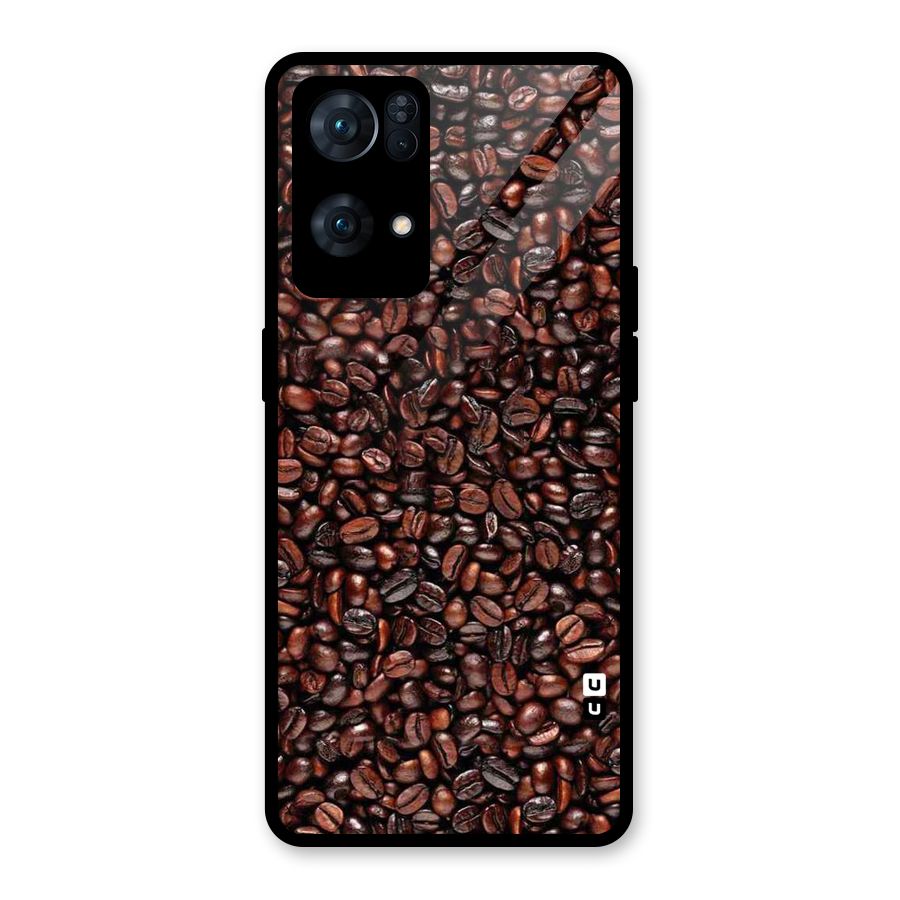 Cocoa Beans Glass Back Case for Oppo Reno7 Pro 5G