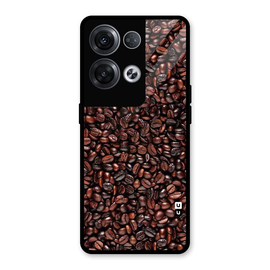 Cocoa Beans Glass Back Case for Oppo Reno8 Pro 5G