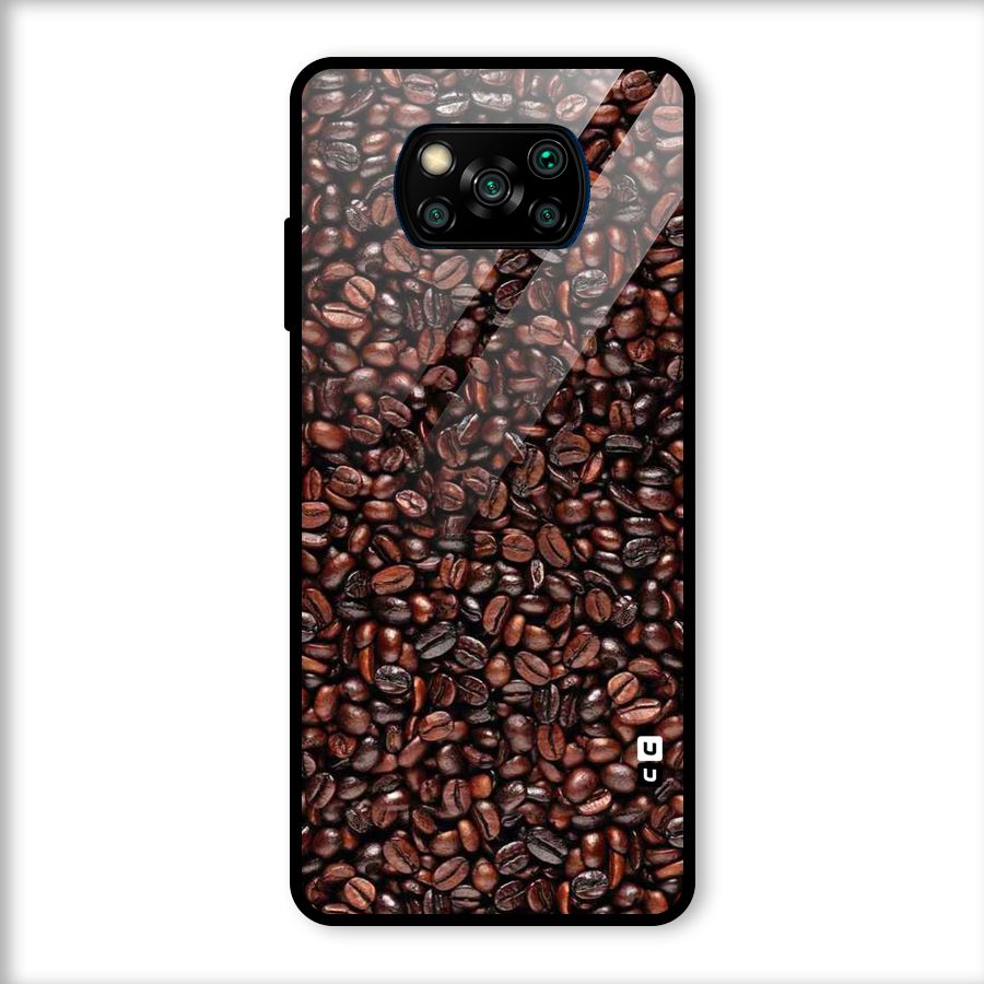 Cocoa Beans Glass Back Case for Poco X3