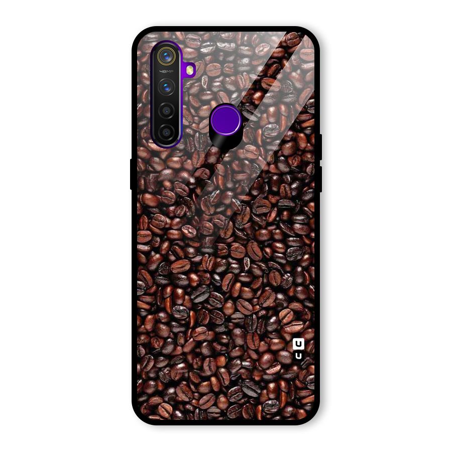Cocoa Beans Glass Back Case for Realme 5 Pro