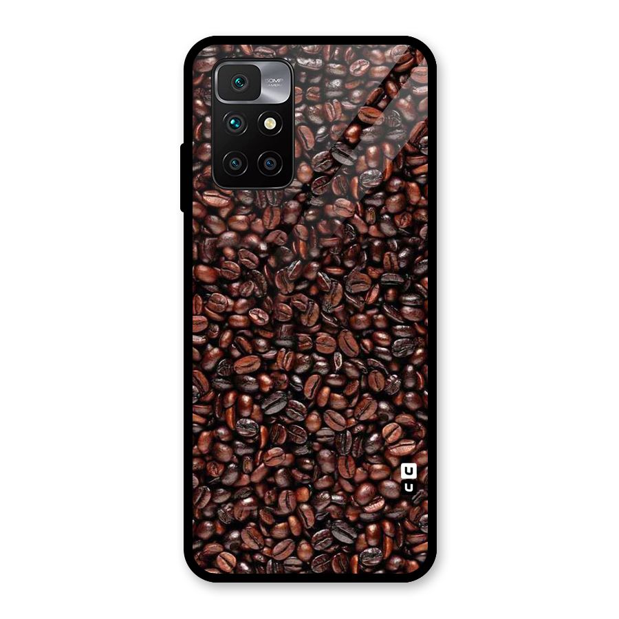 Cocoa Beans Glass Back Case for Redmi 10 Prime