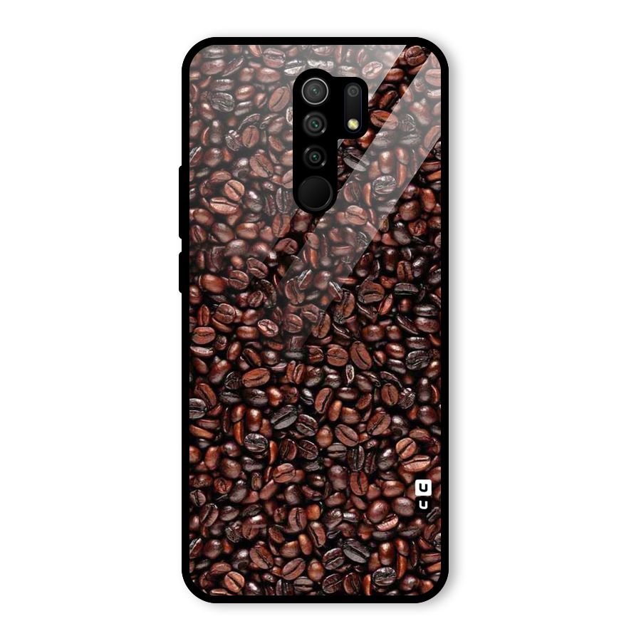 Cocoa Beans Glass Back Case for Redmi 9 Prime