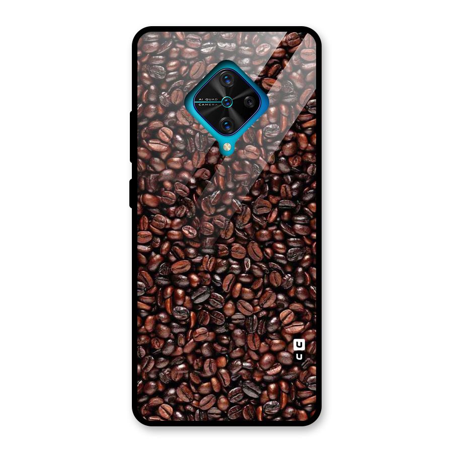 Cocoa Beans Glass Back Case for Vivo S1 Pro