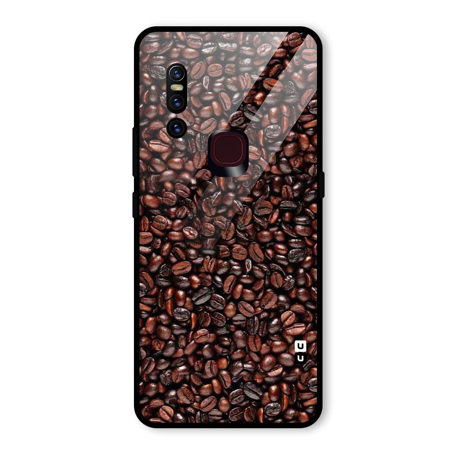 Cocoa Beans Glass Back Case for Vivo V15