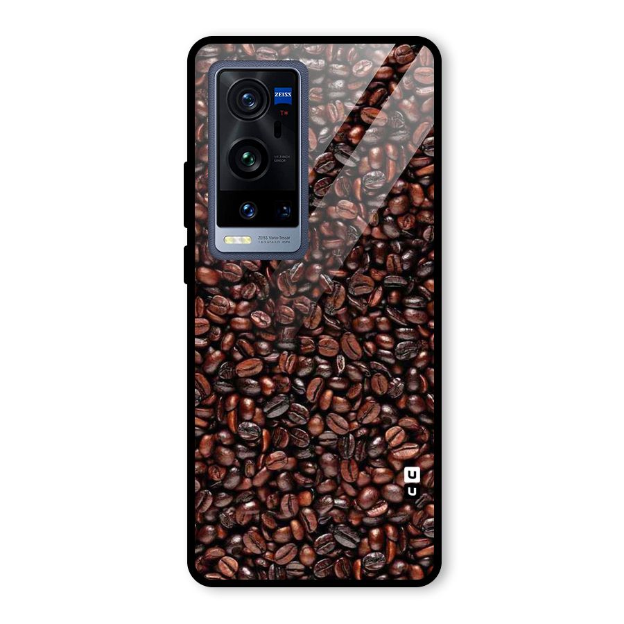 Cocoa Beans Glass Back Case for Vivo X60 Pro Plus