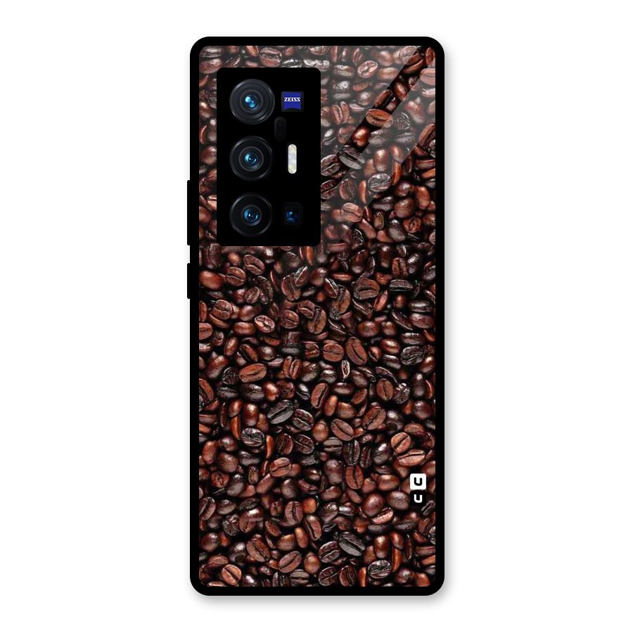 Cocoa Beans Glass Back Case for Vivo X70 Pro Plus