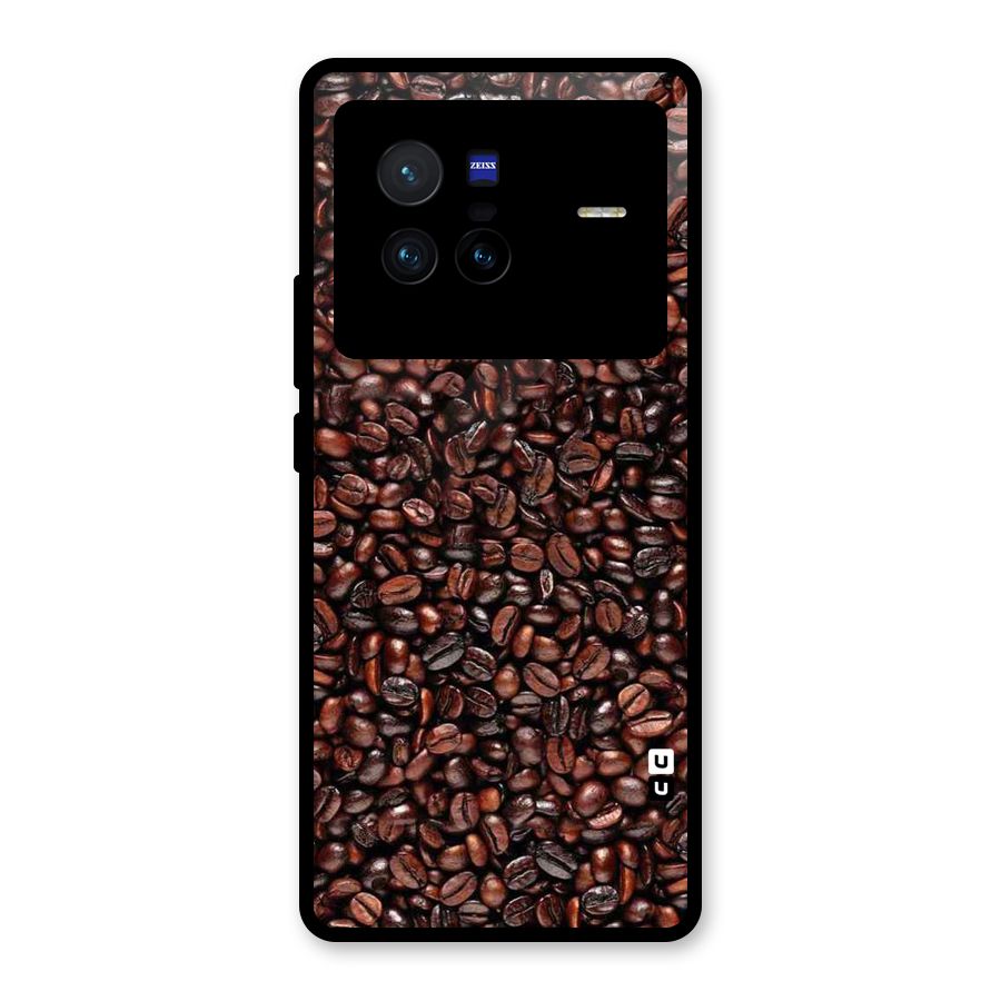 Cocoa Beans Glass Back Case for Vivo X80