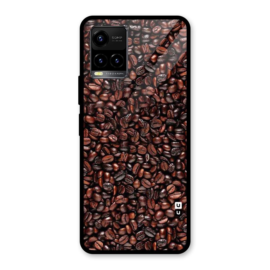 Cocoa Beans Glass Back Case for Vivo Y21T