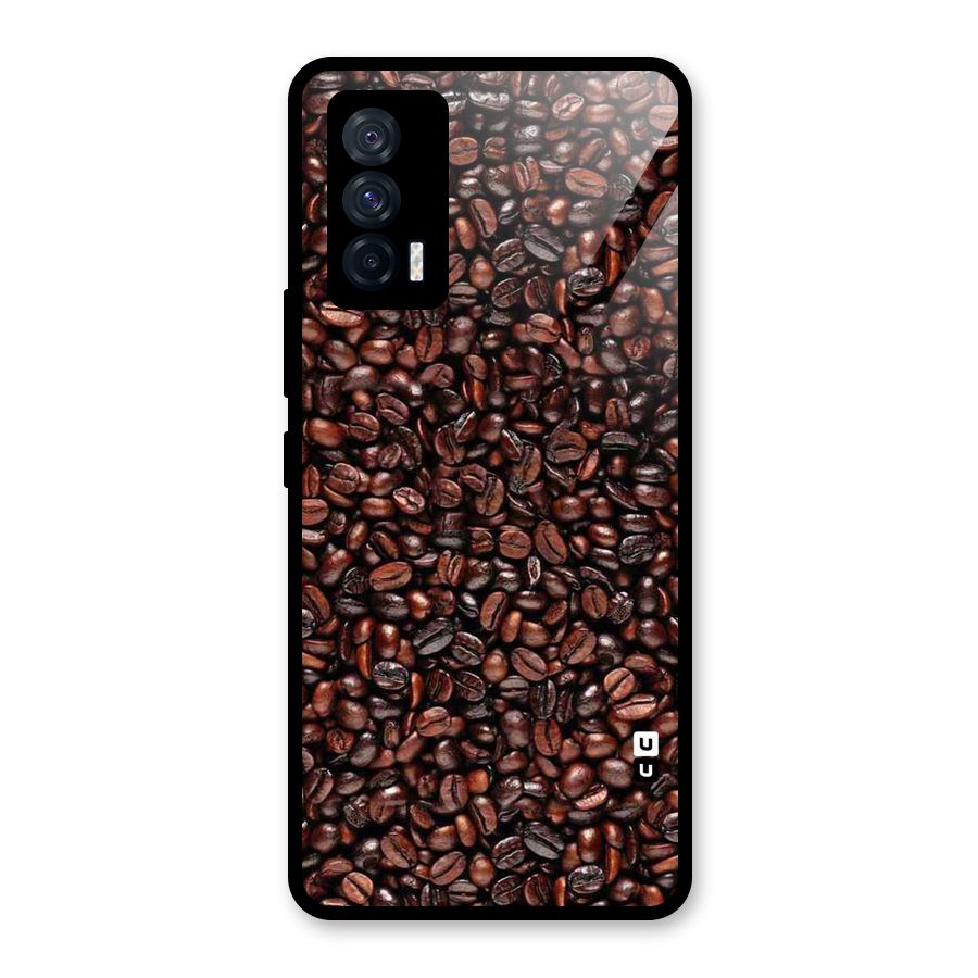Cocoa Beans Glass Back Case for Vivo iQOO 7 5G