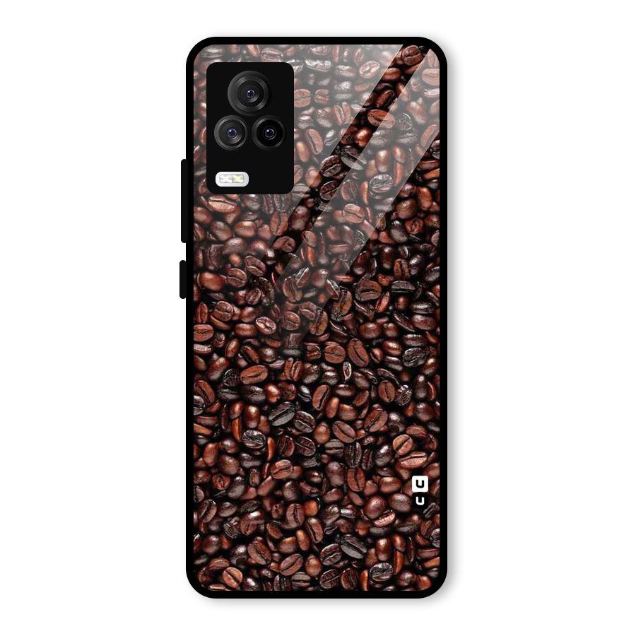 Cocoa Beans Glass Back Case for Vivo iQOO 7 Legend 5G
