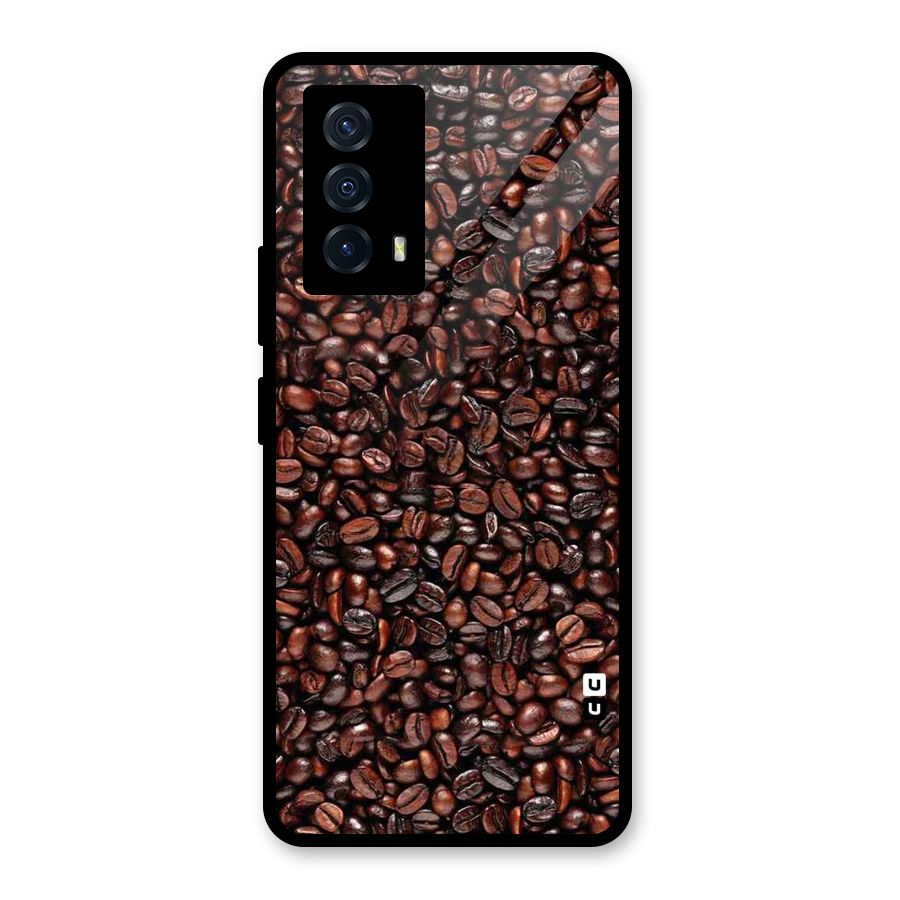 Cocoa Beans Glass Back Case for Vivo iQOO Z5