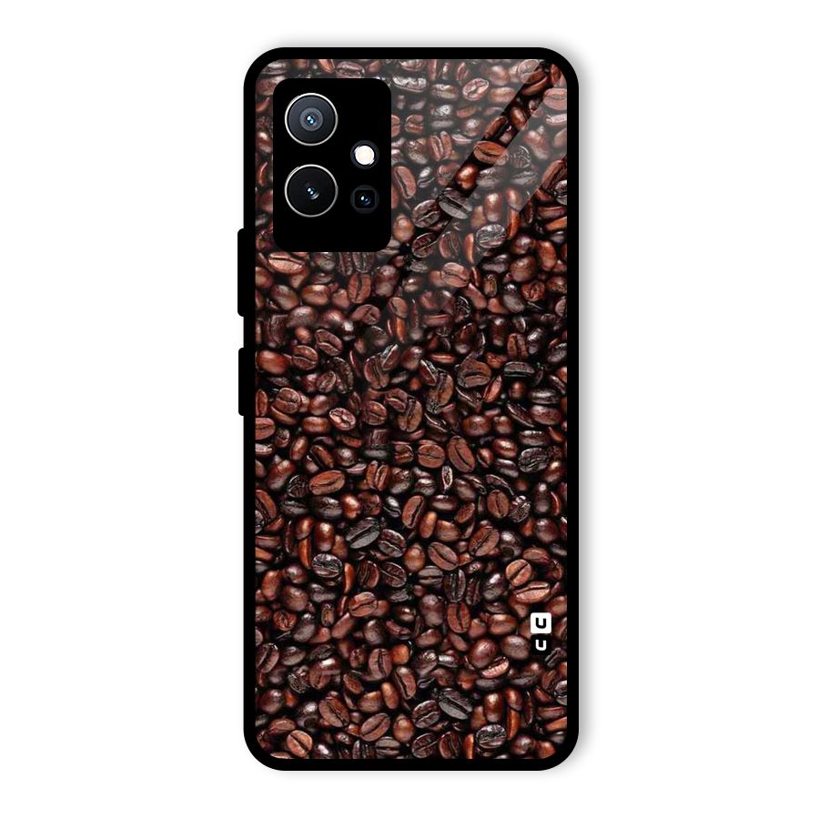 Cocoa Beans Glass Back Case for Vivo iQOO Z6