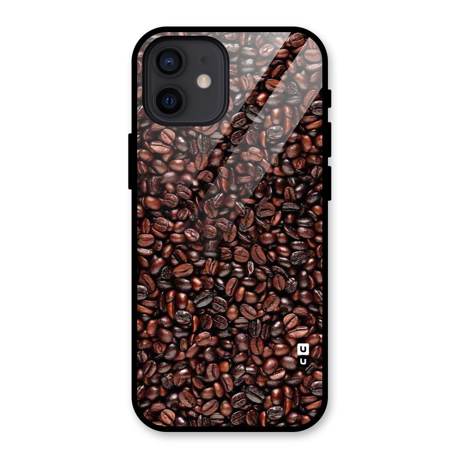 Cocoa Beans Glass Back Case for iPhone 12