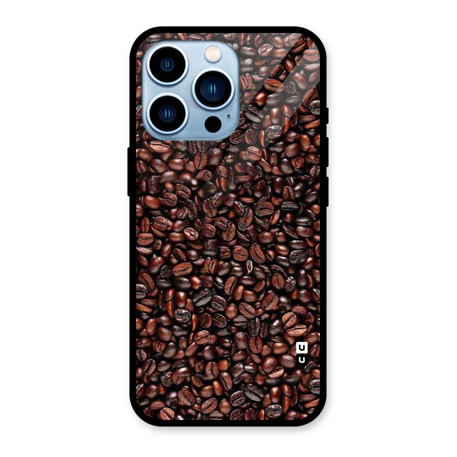 Cocoa Beans Glass Back Case for iPhone 13 Pro
