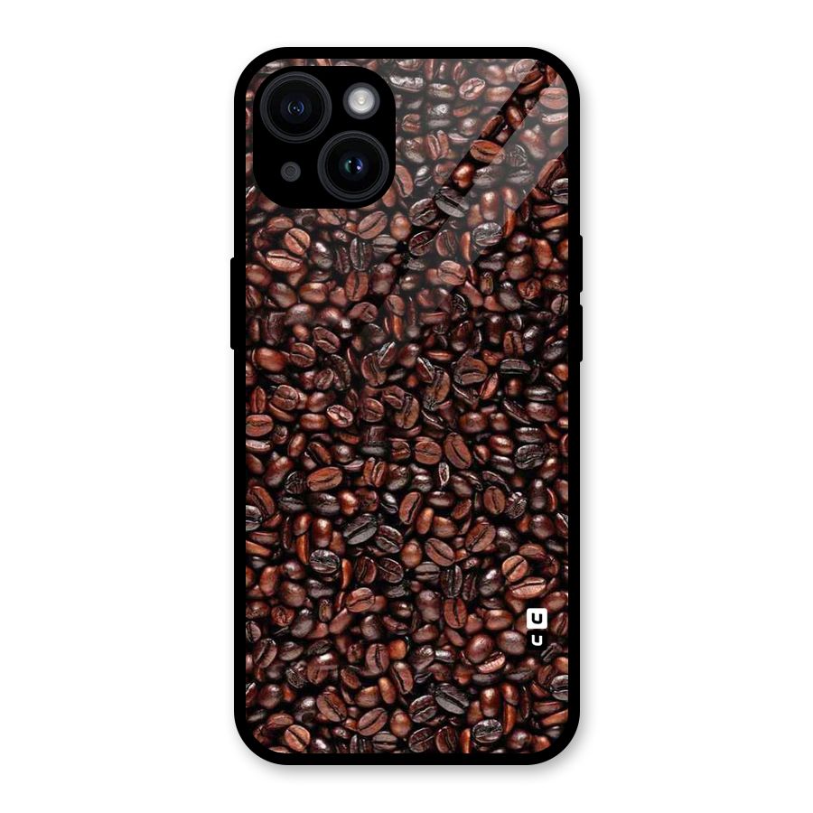 Cocoa Beans Glass Back Case for iPhone 14