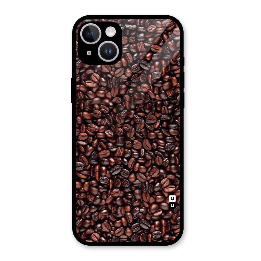 Cocoa Beans Glass Back Case for iPhone 14 Plus