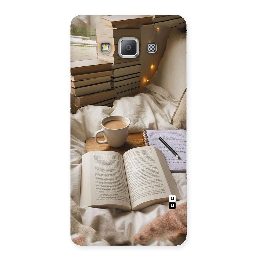 Coffee And Books Back Case for Galaxy A7