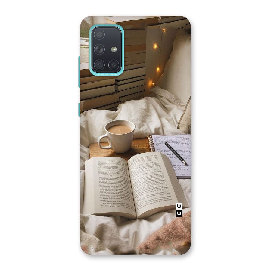 Coffee And Books Back Case for Galaxy A71