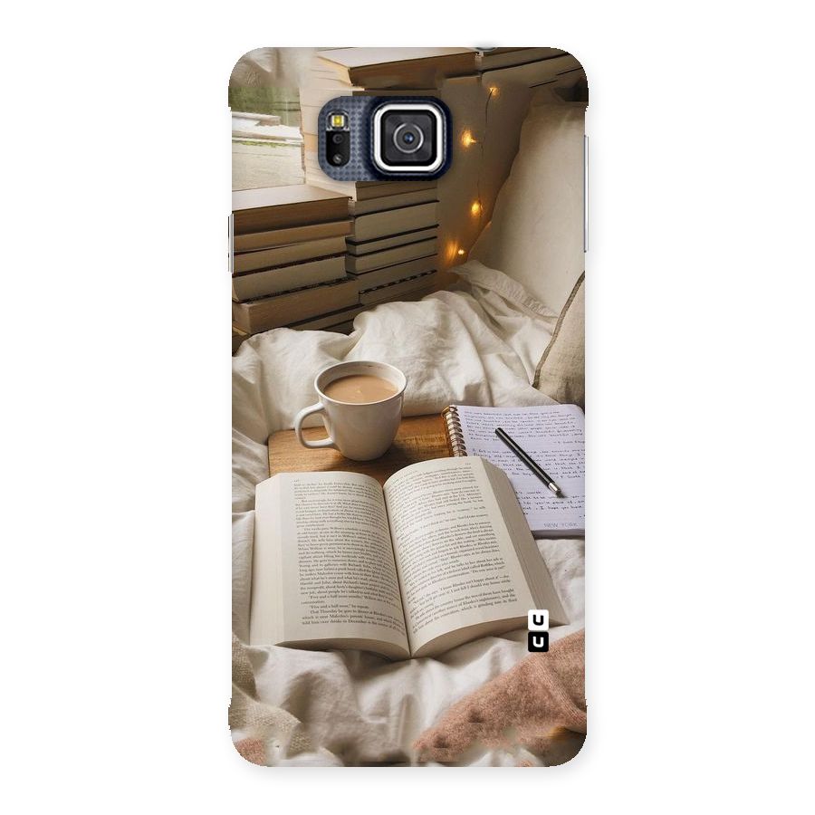 Coffee And Books Back Case for Galaxy Alpha
