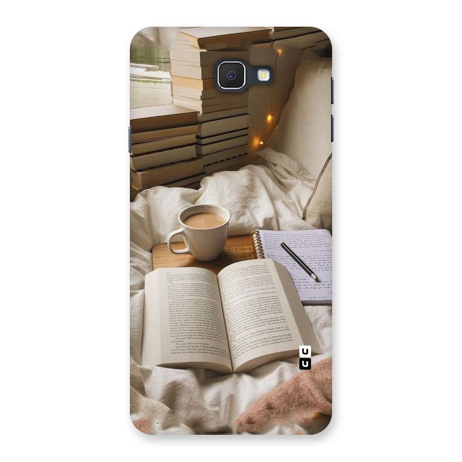 Coffee And Books Back Case for Galaxy On7 2016