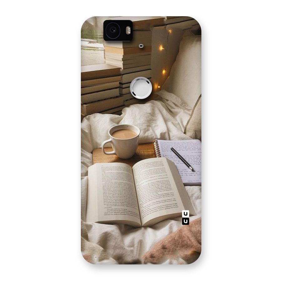 Coffee And Books Back Case for Google Nexus-6P