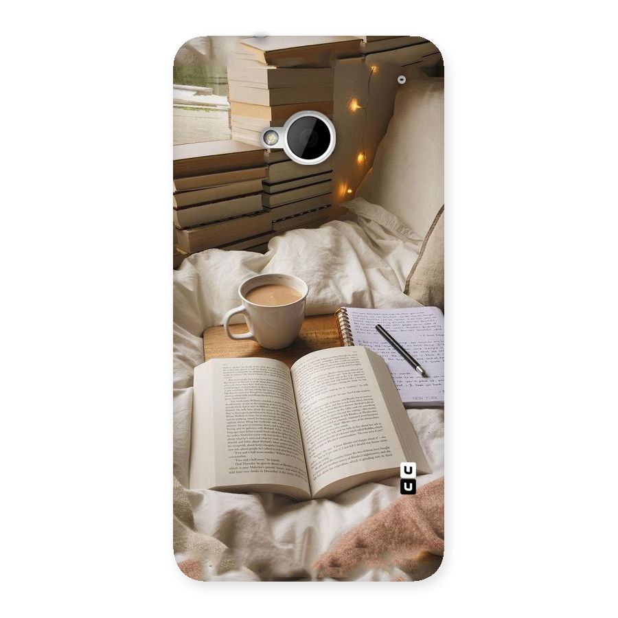 Coffee And Books Back Case for HTC One M7