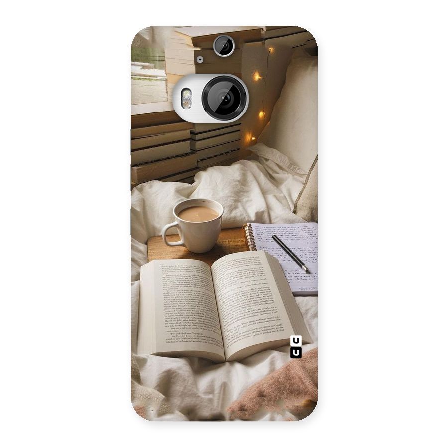 Coffee And Books Back Case for HTC One M9 Plus