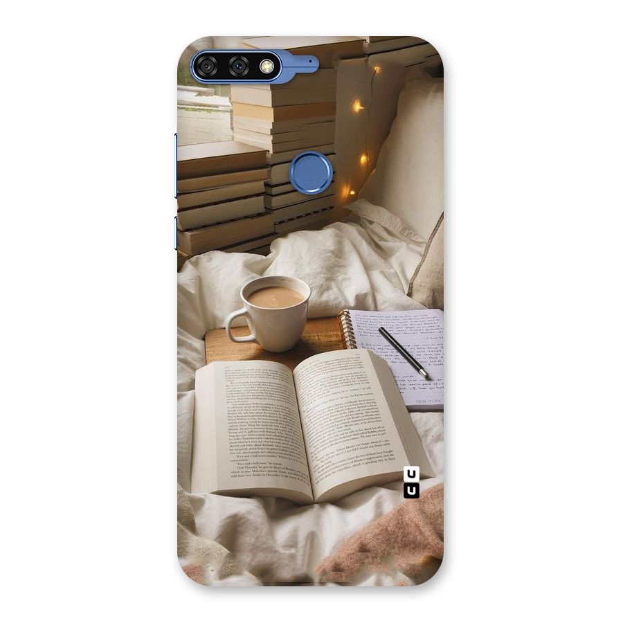 Coffee And Books Back Case for Honor 7C