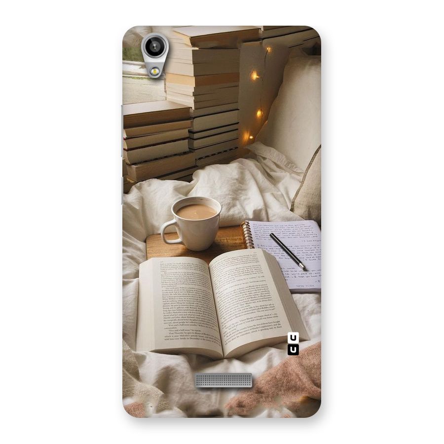 Coffee And Books Back Case for Lava-Pixel-V1
