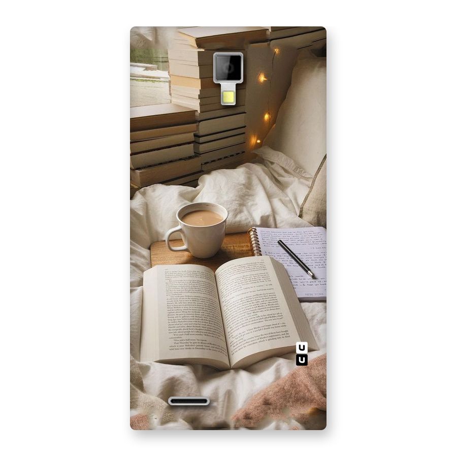 Coffee And Books Back Case for Micromax Canvas Xpress A99