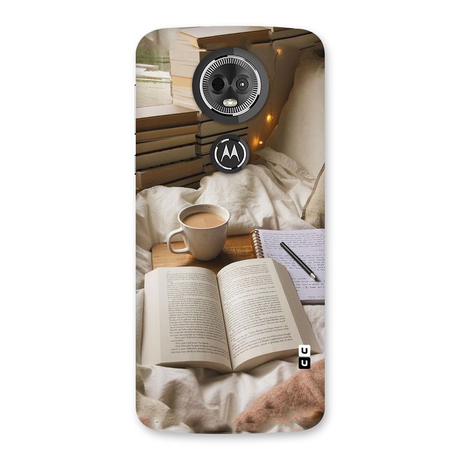 Coffee And Books Back Case for Moto E5 Plus