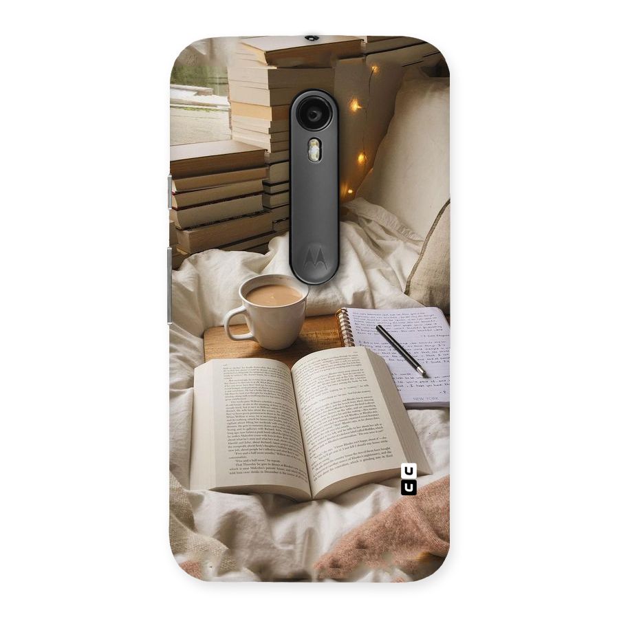 Coffee And Books Back Case for Moto G Turbo