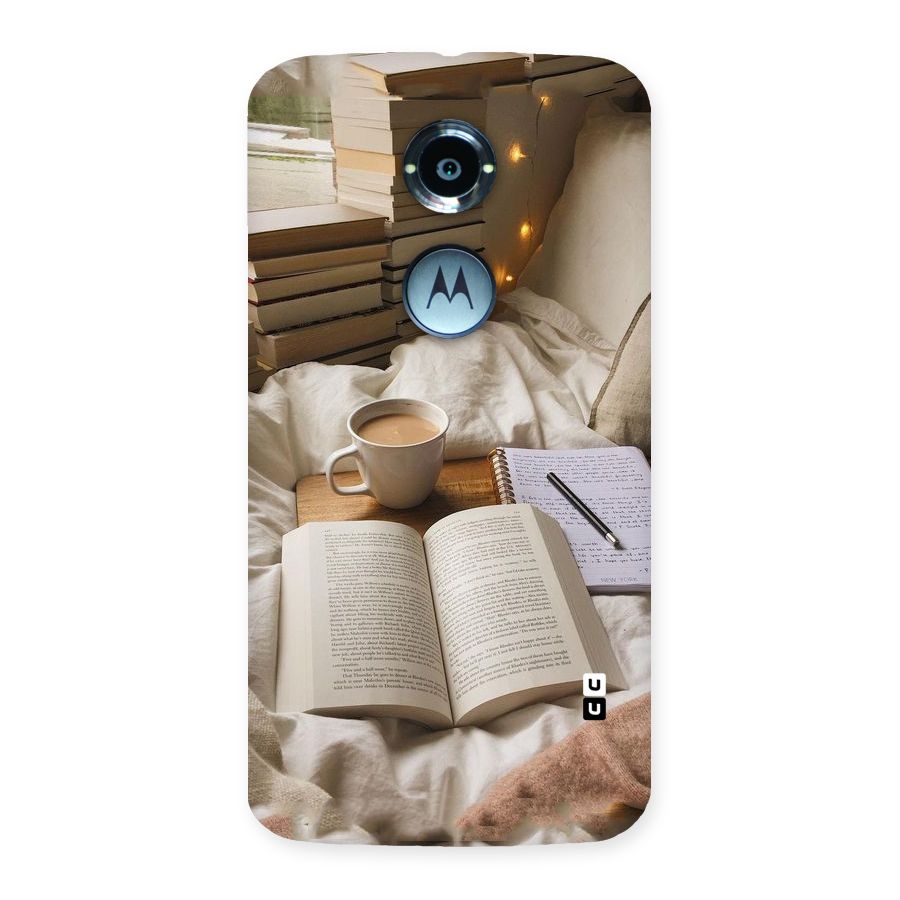 Coffee And Books Back Case for Moto X 2nd Gen