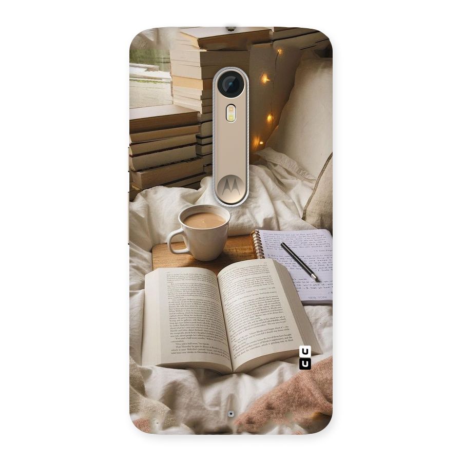 Coffee And Books Back Case for Motorola Moto X Style