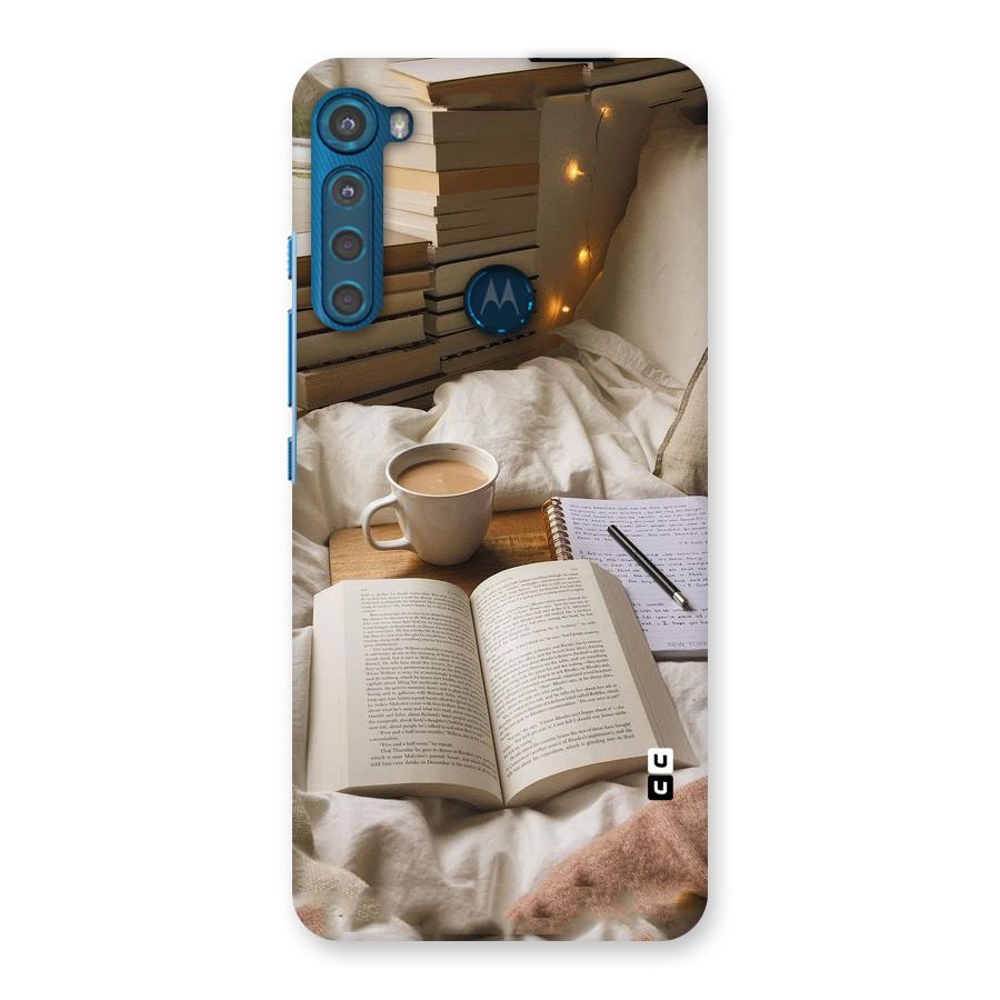 Coffee And Books Back Case for Motorola One Fusion Plus
