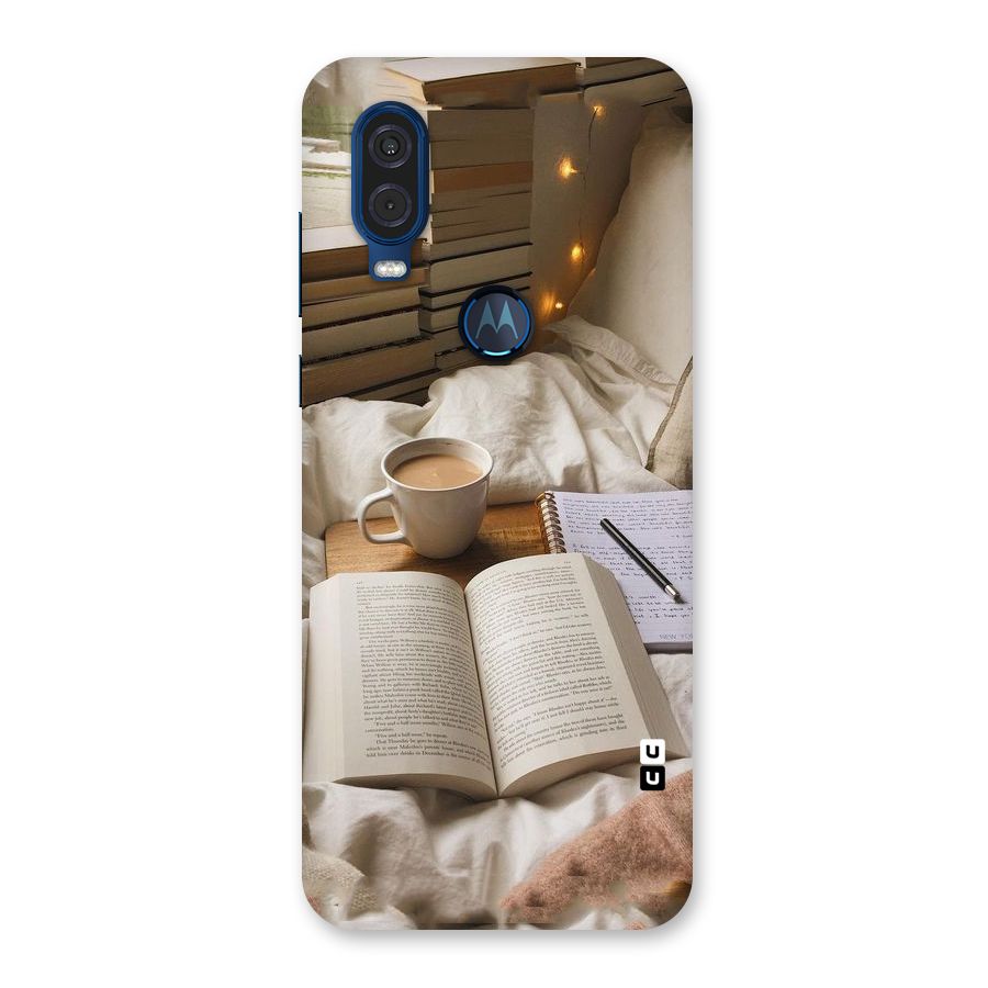 Coffee And Books Back Case for Motorola One Vision
