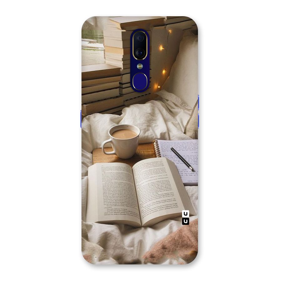 Coffee And Books Back Case for Oppo F11