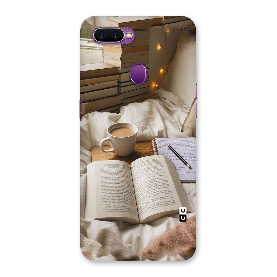 Coffee And Books Back Case for Oppo F9