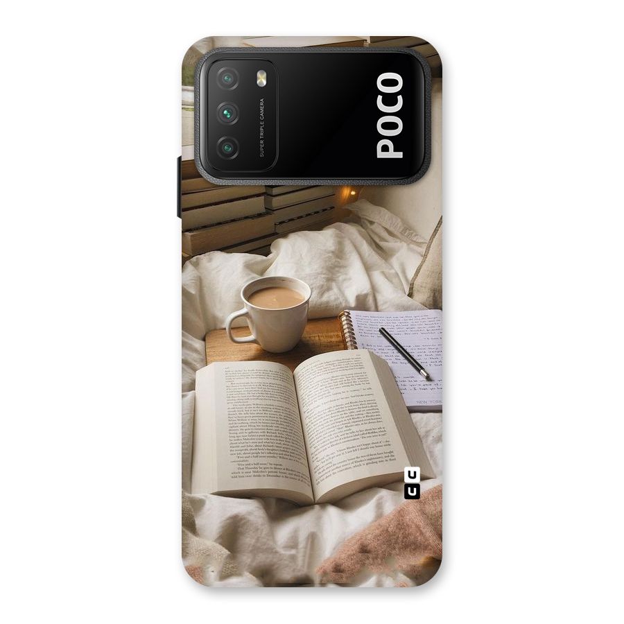 Coffee And Books Back Case for Poco M3