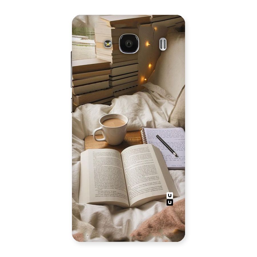 Coffee And Books Back Case for Redmi 2 Prime
