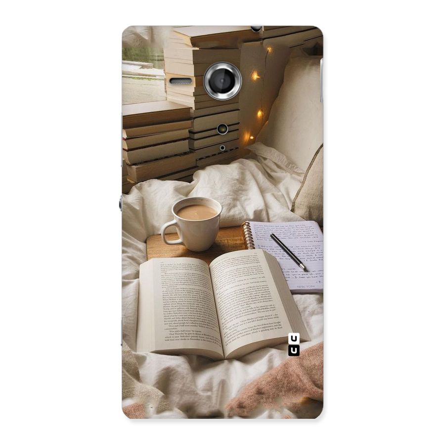 Coffee And Books Back Case for Sony Xperia SP