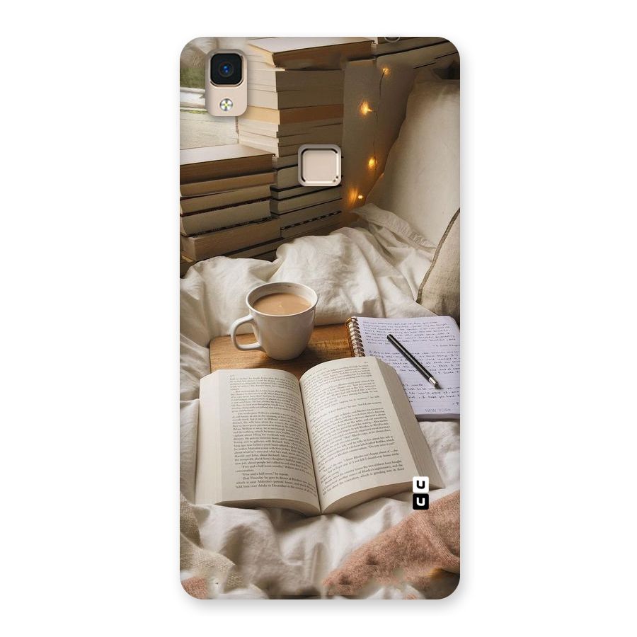 Coffee And Books Back Case for V3 Max