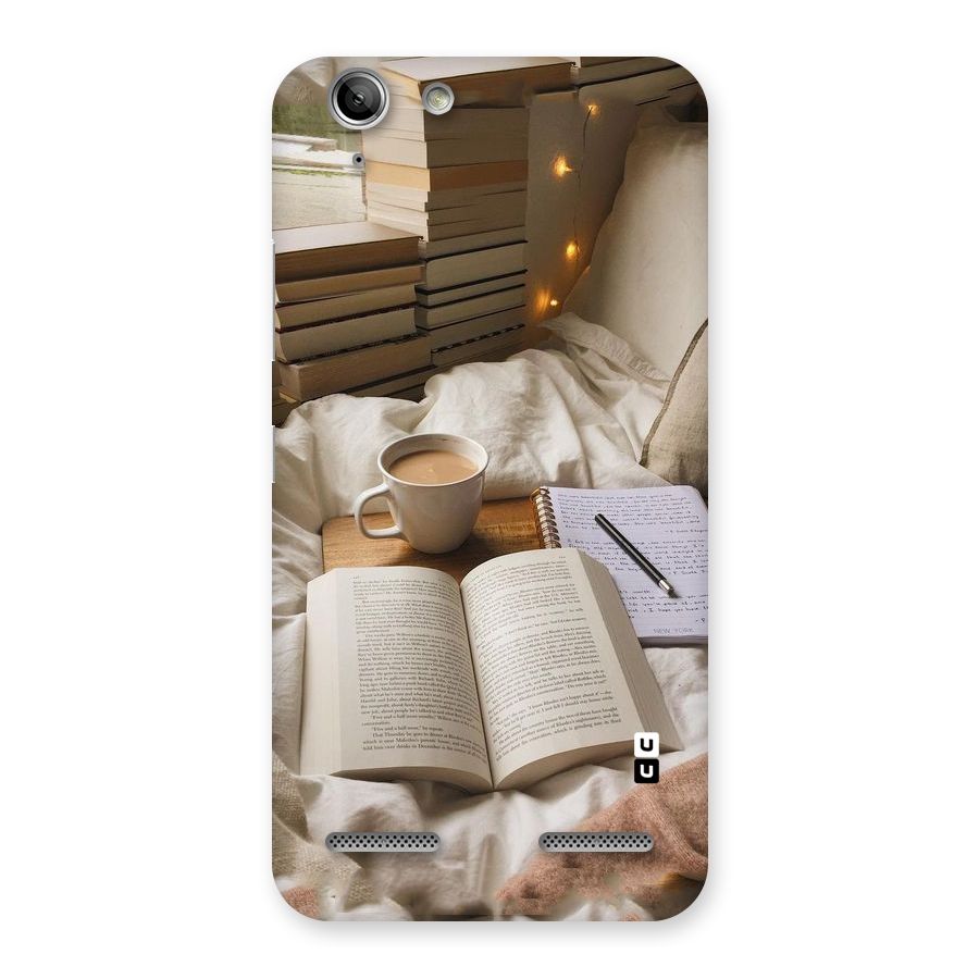 Coffee And Books Back Case for Vibe K5