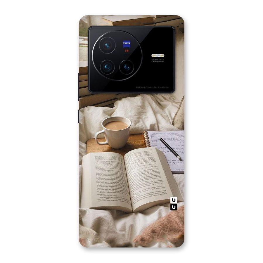 Coffee And Books Back Case for Vivo X80