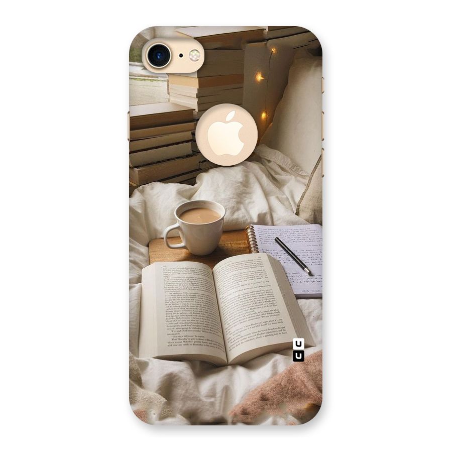Coffee And Books Back Case for iPhone 8 Logo Cut