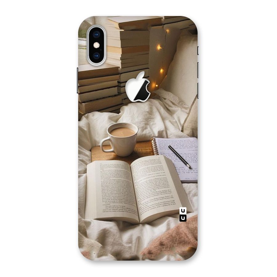 Coffee And Books Back Case for iPhone XS Max Apple Cut