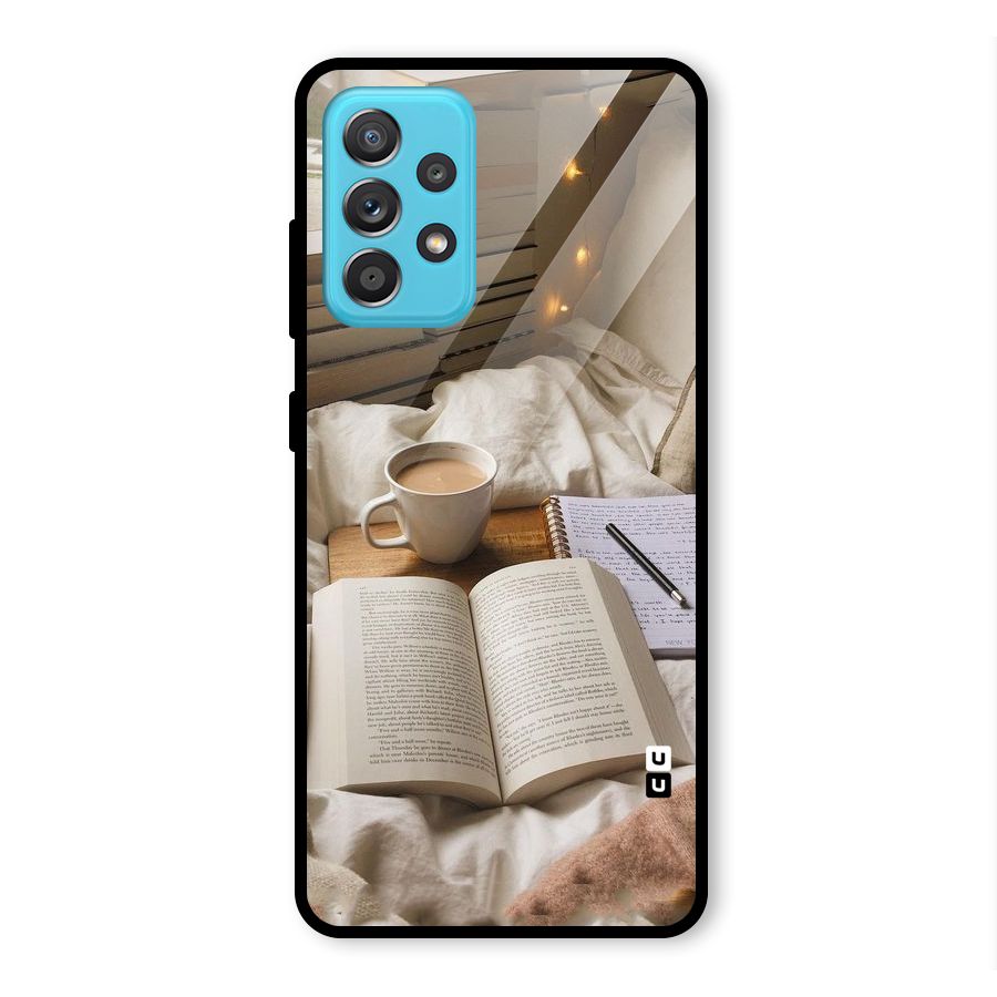 Coffee And Books Glass Back Case for Galaxy A52s 5G