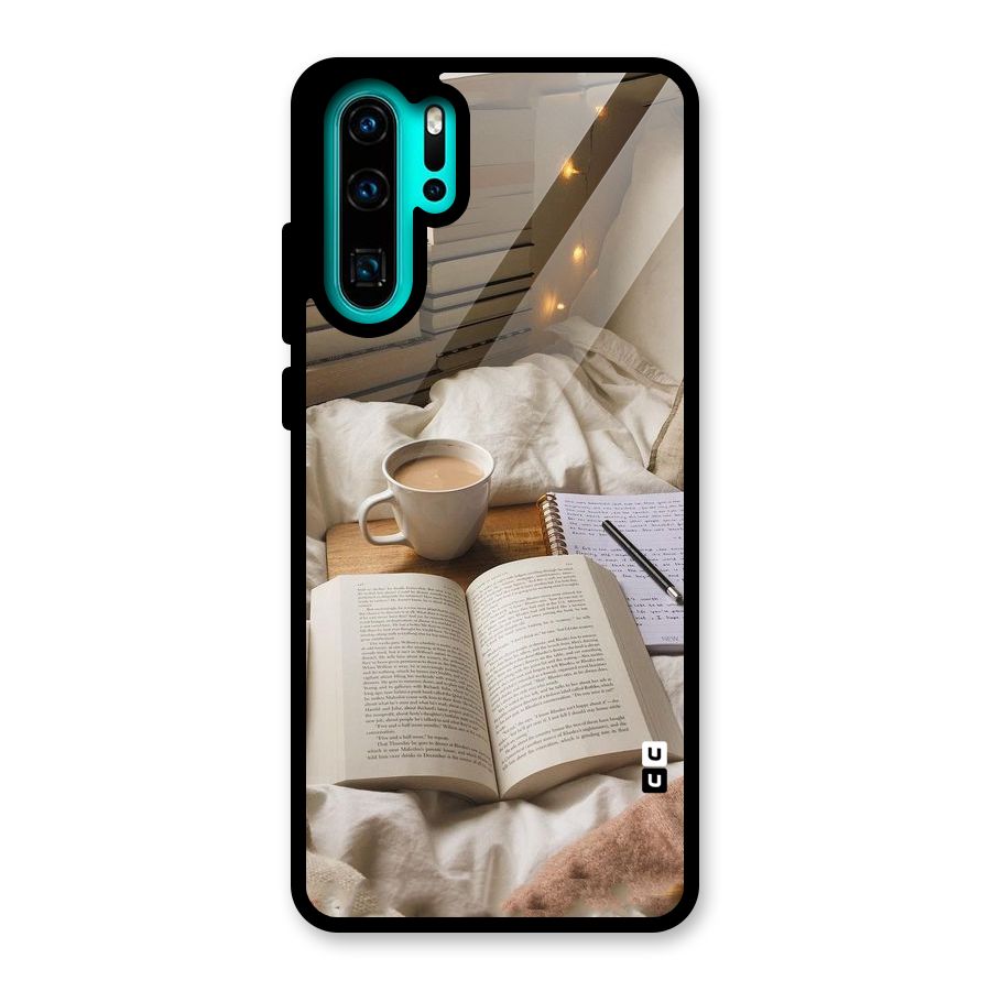 Coffee And Books Glass Back Case for Huawei P30 Pro