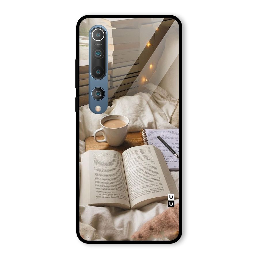Coffee And Books Glass Back Case for Mi 10